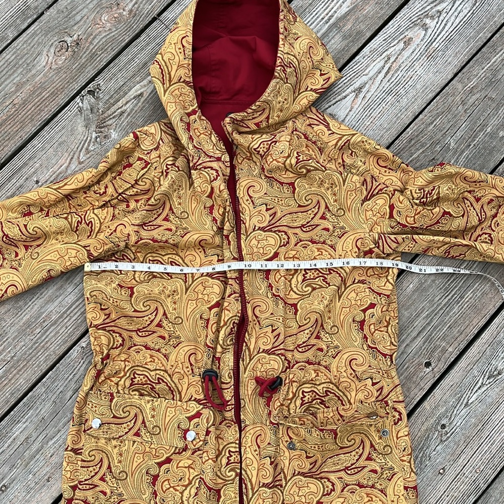 Vintage Casual Corner Annex reversible paisley & red jacket MP - Picture 8 of 10